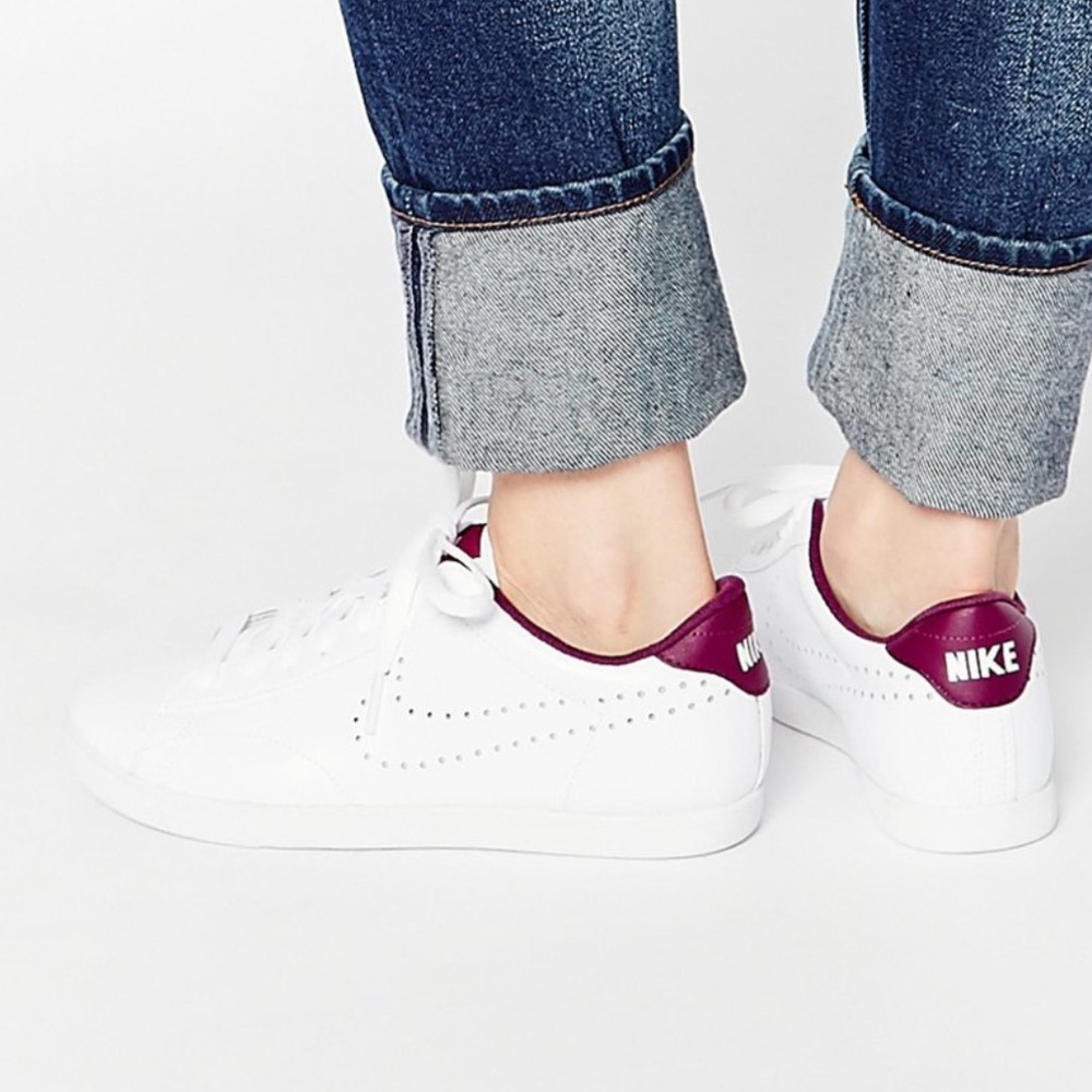 Nike Racquette Leather Punched Swoosh Shoes